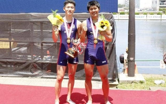 全日本閉幕　男子舵手なしペアが優勝／全日本選手権