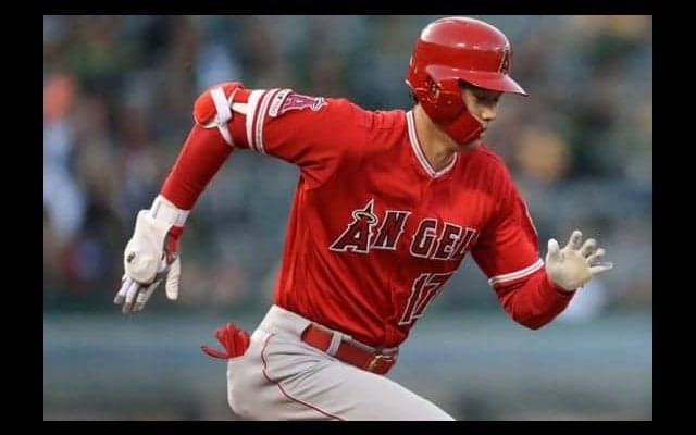 【MLB】大谷翔平、第2打席で快足飛ばし一塁内野安打！　トラウト申告敬遠に燃え2戦連続安打