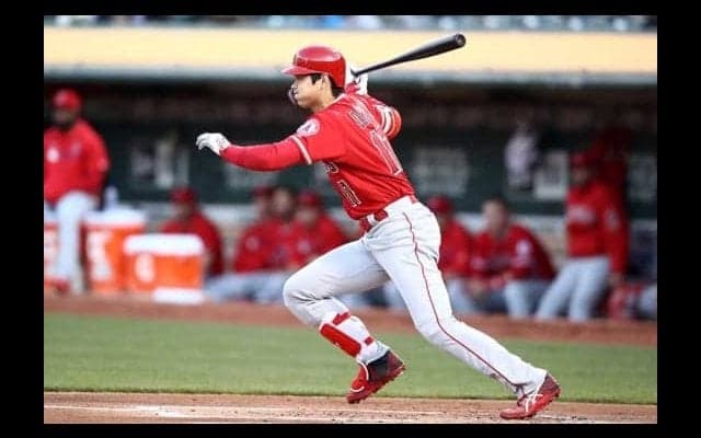 【MLB】大谷翔平、6戦連続「3番・DH」で第1打席は四球→生還　エ軍は2点先制