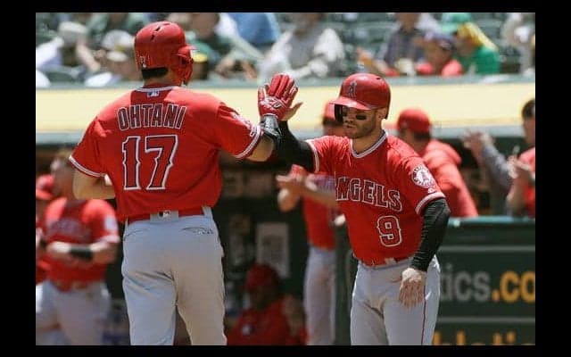 【MLB】大谷翔平、第2打席は174キロ痛烈ゴロで名手の失策誘う　第1打席は四球→生還