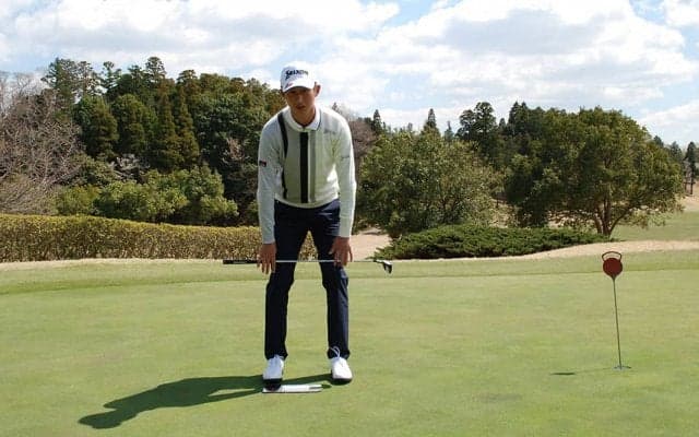 星野陸也がパッティングを伝授　目の位置が正確ならばストロークも安定する