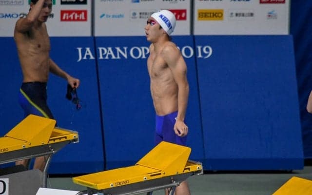 【水上競技部競泳パート】　ジャパンオープン１日目、平松が出場