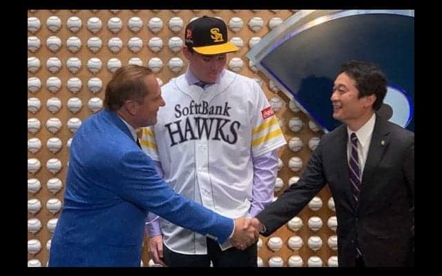 怪我の防止、待遇面…米ドラ1右腕が鷹入団、大物代理人はNPB行きのメリット強調
