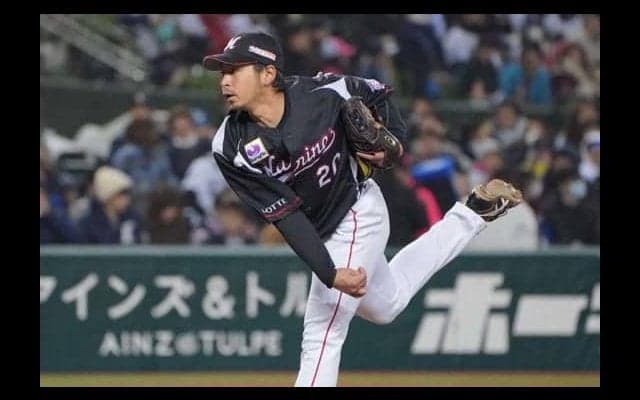 ロッテ東條、13試合ぶり失点で逆転許す　ロッテは直後に同点に追いつく