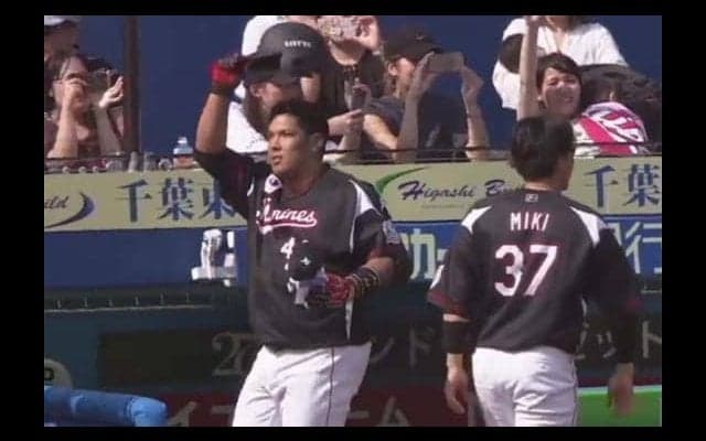 ロッテ井上が9号2ラン、“お得意様”の西武榎田から通算4発目「大事に行こうと」