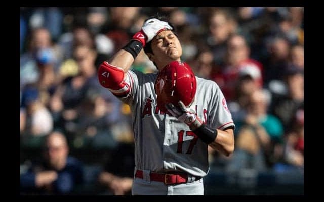 【MLB】大谷翔平、4打数無安打で5試合ぶりノーヒット　第4打席で四球で5戦連続出塁