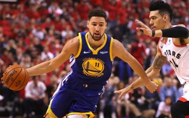 第2戦で負傷交代するも、クレイ・トンプソンは「大丈夫」と第3戦出場をアピール