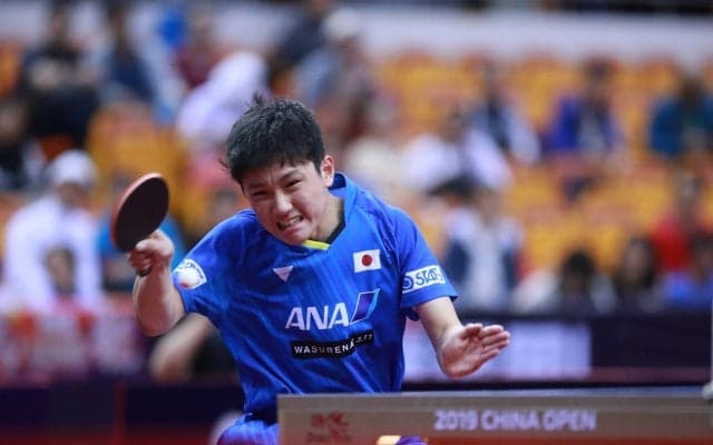 【卓球】張本、中国香港の実力者下し準決勝進出＜中国OP・男子＞