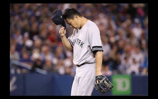 【MLB】田中将大、5敗目　不運な判定に泣かされ6回2被弾4失点　防3.42に