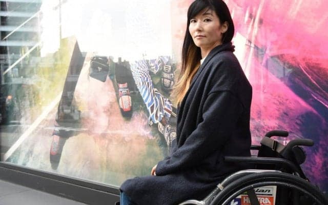 なでしこリーグから、車いすバスケ日本代表へ。 「願掛けじゃないけど、髪の一部分に金色を入れてます（笑）」