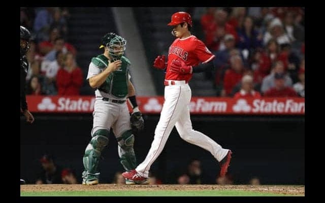 【MLB】大谷翔平、177キロ弾丸右前打で3戦連続ヒット　エ軍は同地区対決で負け越し3位に1.5差