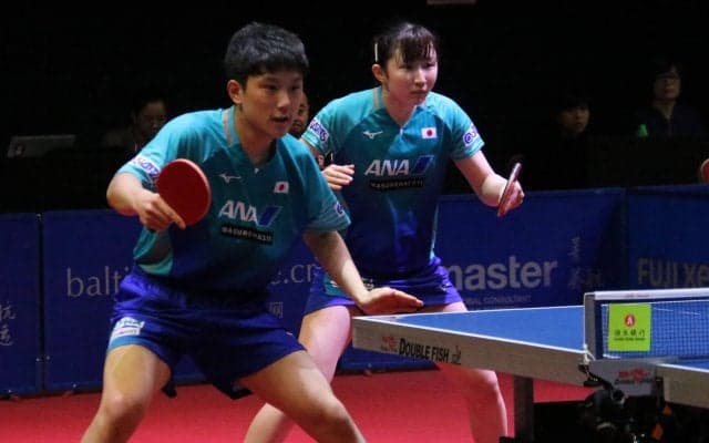 【卓球】早田「相性は悪くない」 張本・早田組、第1シードに惜敗も手応え＜香港OP＞