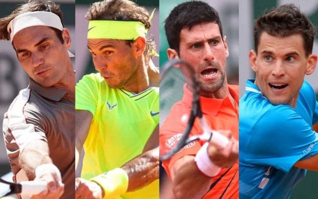 ナダル対フェデラー、ジョコビッチはティームと。世界トップ4による準決勝[全仏オープン]