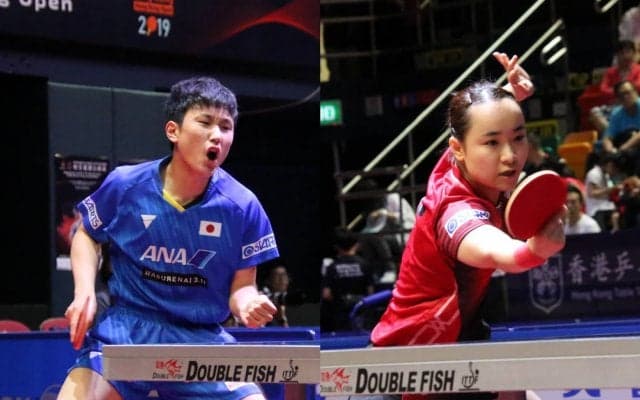【卓球】張本智和、伊藤美誠アベック優勝なるか　ともに中国勢と決戦＜香港OP＞