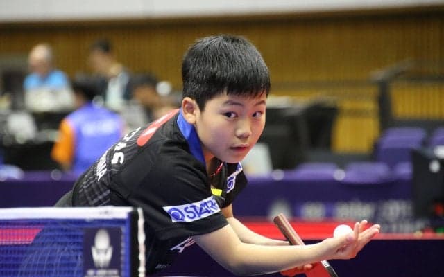 12歳・松島輝空「2-1リードでチャンスあった」韓国若手左腕に肉薄＜ライオン卓球ジャパンOP荻村杯＞