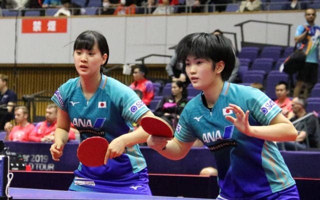 木原/長崎組が快勝でベスト4入り　次戦は中国ペアに挑む＜ライオン卓球ジャパンOP荻村杯＞