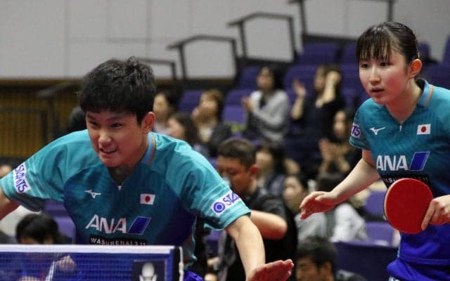 張本・早田ペア快勝　準決勝は世界卓球3位の中国ペアと対戦＜ライオン卓球ジャパンOP荻村杯＞