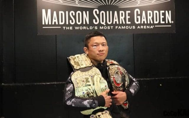 世界初！堀口恭司が総合格闘技２冠の快挙を聖地・MSGで達成！「那須川君、やろうよ」に続いて…