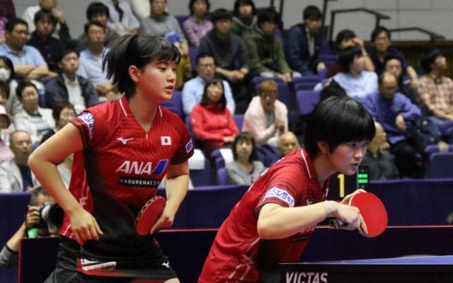 長崎・木原組、世界1位中国ペアに惜敗　長崎「次は絶対勝ちたい」＜ライオン卓球ジャパンOP荻村杯＞