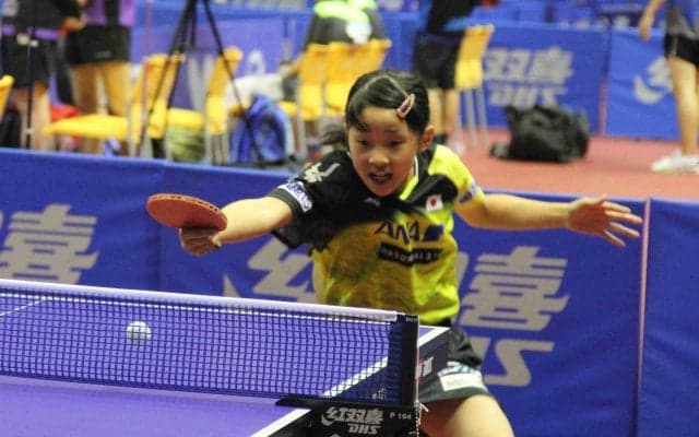 “怪童”張本美和、ジュニア・カデットで共に16強入り＜ジュニアサーキット・中国OP＞