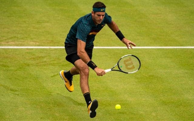 デル ポトロ 初戦突破も右膝を痛め2回戦を棄権。「ウィンブルドン」に向け不安[ATP500 ロンドン]