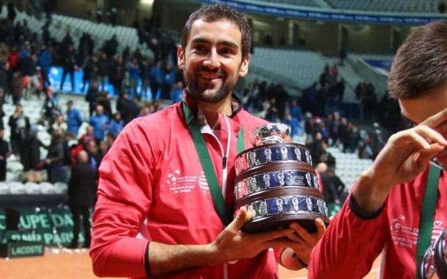  チリッチが、レアル・マドリードのルカ・モドリッチなどクロアチア出身の有名スポーツ選手らと共にチャリティーイベントを開催