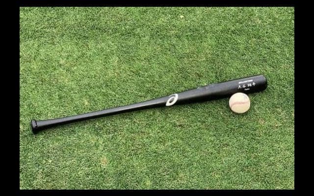【MLB】エンゼルス、大谷サイクル達成時の“お宝”公開　バットにボールの縫い目の跡も…