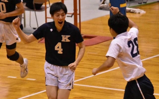 【バレーボール部男子】　西カレ初戦勝利で、予選グループ突破！