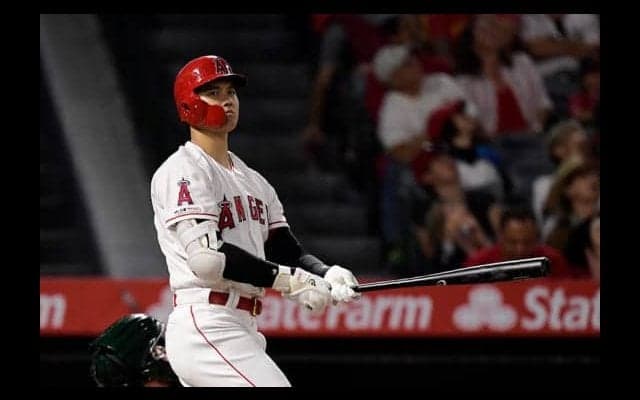 【MLB】大谷翔平、第4打席は元西武右腕の前に見逃し三振　珍しく球審に指振り抗議