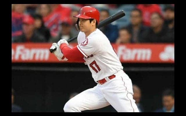【MLB】「弾丸のような当たり」大谷翔平、約177キロの痛烈二塁打に敵地解説も驚愕