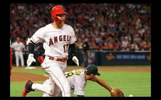 【MLB】大谷翔平、快足内野安打に敵地実況も思わず笑う　「オオタニは超速」「アスリート」