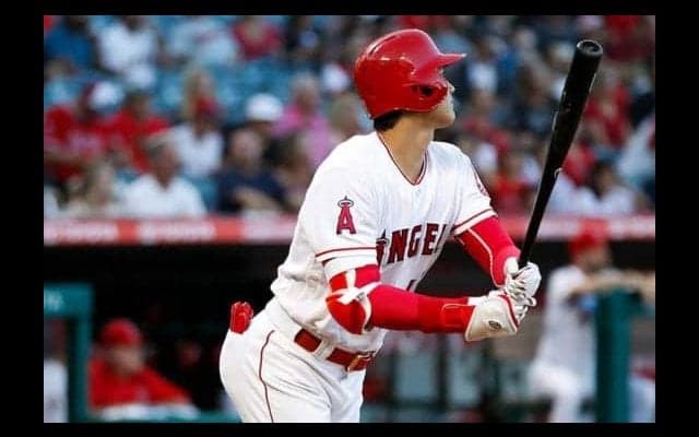 【MLB】大谷翔平、泳がされながらも滞空時間の長い11号！　スタンドまで6.0秒
