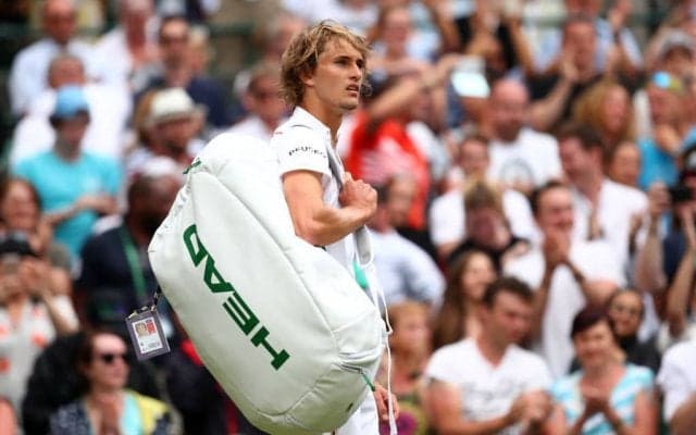 ズベレフ 世界124位を相手にまさかの初戦敗退。またもグランドスラムで結果出せず[ウィンブルドン]