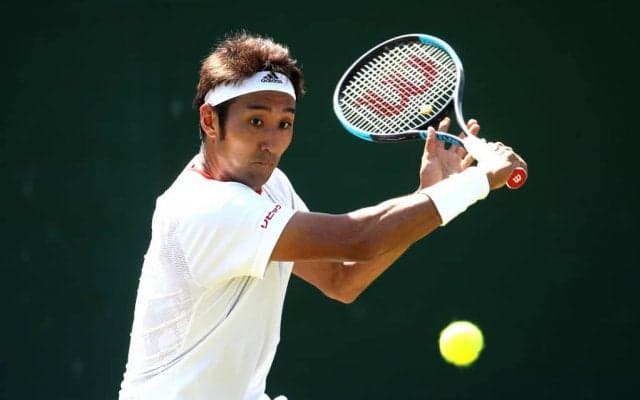 内山 グランドスラム初勝利ならず。第1セット奪うも世界94位に力及ばず[ウィンブルドン]