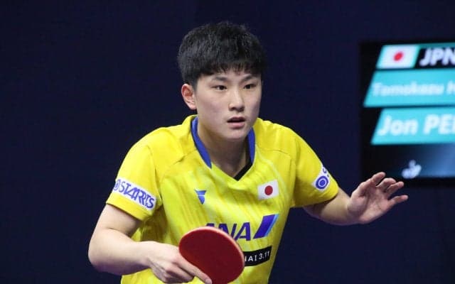 16歳最初のシングルスに挑んだ張本智和　快勝で2回戦進出＜韓国OP＞