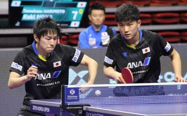 張本・丹羽が地元韓国のエースダブルスに挑む＜韓国オープン4日目・組み合わせと見どころ＞