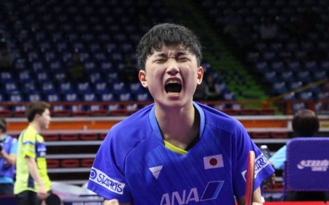 張本8強入り　倉嶋監督の言葉で心を立て直す＜韓国オープン＞