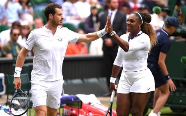 マレーとセレナのドリームペアが快勝で初戦突破。「上手くいってハッピー」[ウィンブルドン]