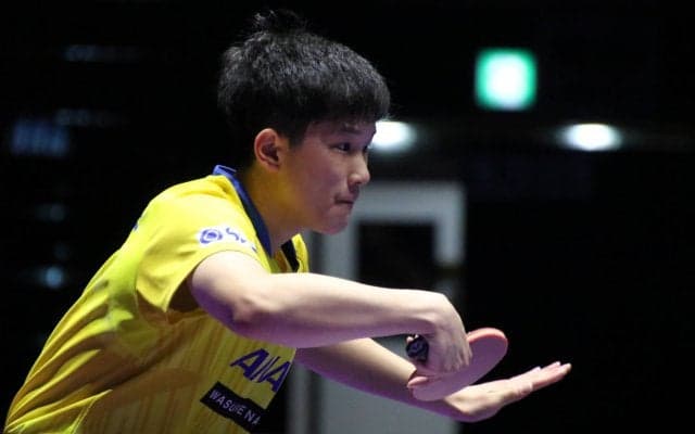 16歳張本智和、中国の19歳・王楚欽に敗れベスト4逃す＜韓国オープン＞