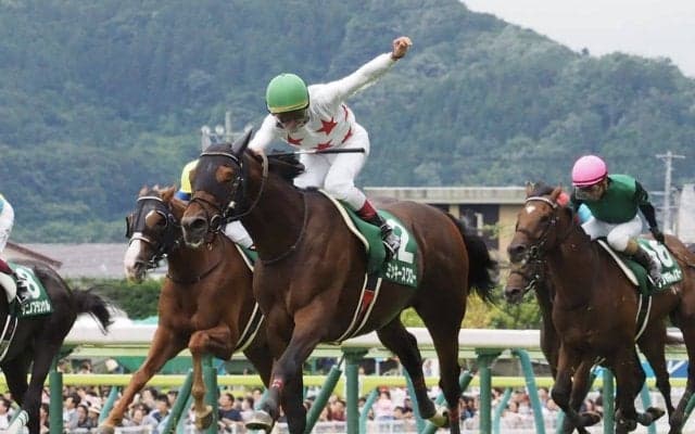 【七夕賞】菊沢一樹「皆さんのおかげです」ミッキースワローで重賞初制覇！