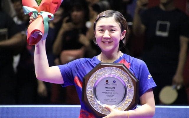世界ランク1位・陳夢がリオ金・丁寧下し優勝＜韓国オープン＞