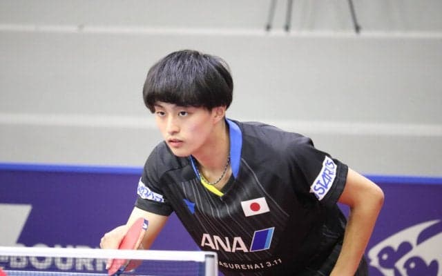 三部航平、韓国のサウスポーにフルゲームの末敗退＜卓球・豪州OP＞