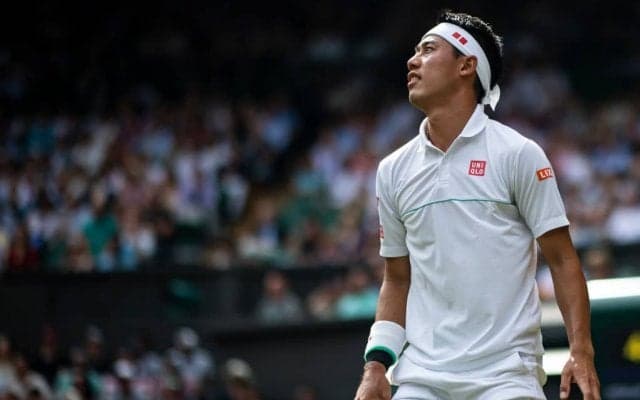 錦織「ずっとサービスゲームが辛かった」。フェデラーに完敗で初のベスト4ならず[ウィンブルドン]