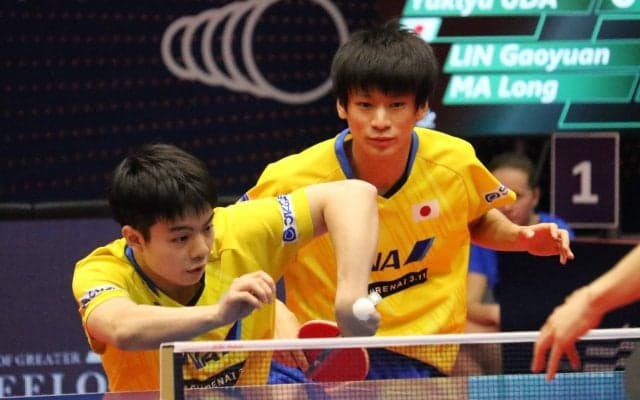 高3コンビ宇田・戸上、大健闘も中国ペアに惜敗＜卓球・オーストラリアオープン＞