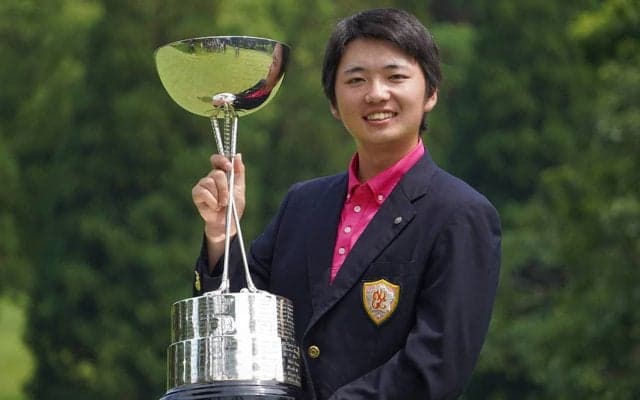 日本アマ優勝の木村太一「見守ってもらっているという心強さがあった」両親の応援に感謝