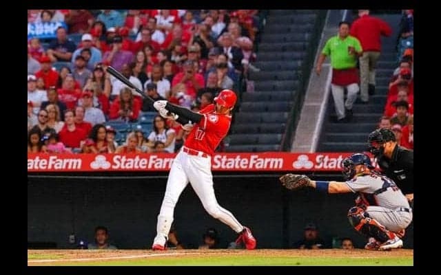 【MLB】大谷翔平、打球速度183キロの痛烈中前打にエ軍OB驚愕　「良いバランス、ワォ！」