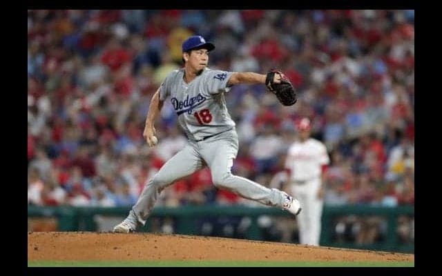 【MLB】前田健太、悪天候で47日ぶり8勝目お預け　2回無安打無失点で降板