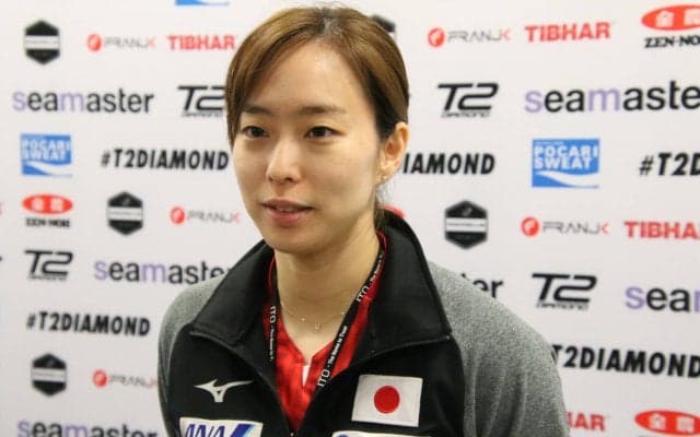 石川佳純「勝ったら五輪に近づく」　初戦は世界ランク4位・朱雨玲＜T2ダイヤモンド＞