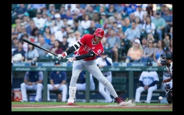 【MLB】大谷翔平、第2打席は元西武ルブランに空振り三振　通算12打数無安打9三振