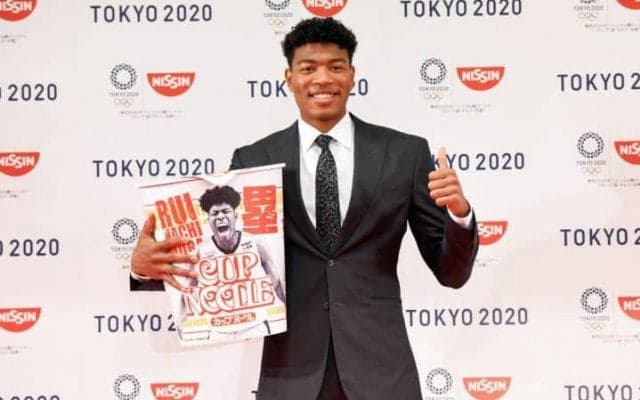 世界を沸かせる八村塁、日清食品とスポンサー契約「日清とオリンピックを頑張る」